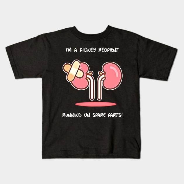 Kidney recipient Kids T-Shirt by Blind Man Studio